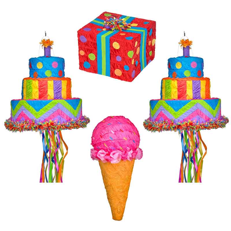 ASST BIRTHDAY PINATA