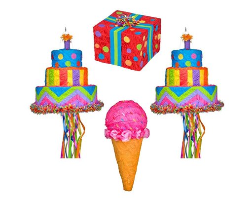 ASST BIRTHDAY PINATA