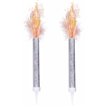 2PK SILVER PRISMATIC ICE FOUNTAIN SPARKLERS