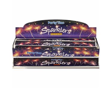 (6) 40CM PARTY SPARKLERS 24S