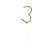 7in GLITZ NO. 3 GOLD CAKE SPARKLER