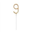 7in GLITZ NO. 9 GOLD CAKE SPARKLER