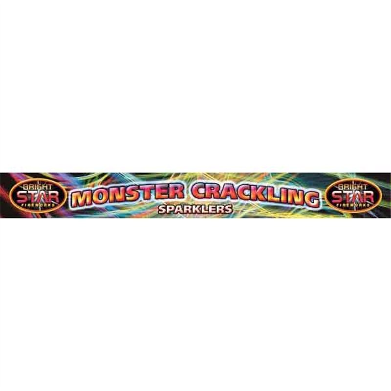 (4) 14IN MONSTER CRACKLING PARTY FAVOURS  50S
