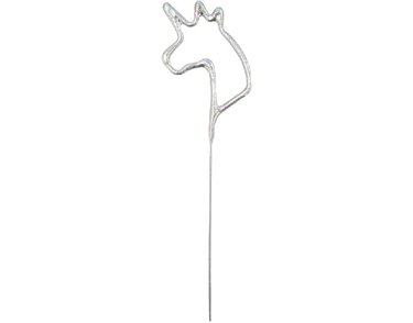 7IN UNICORN SHAPED SPARKLER
