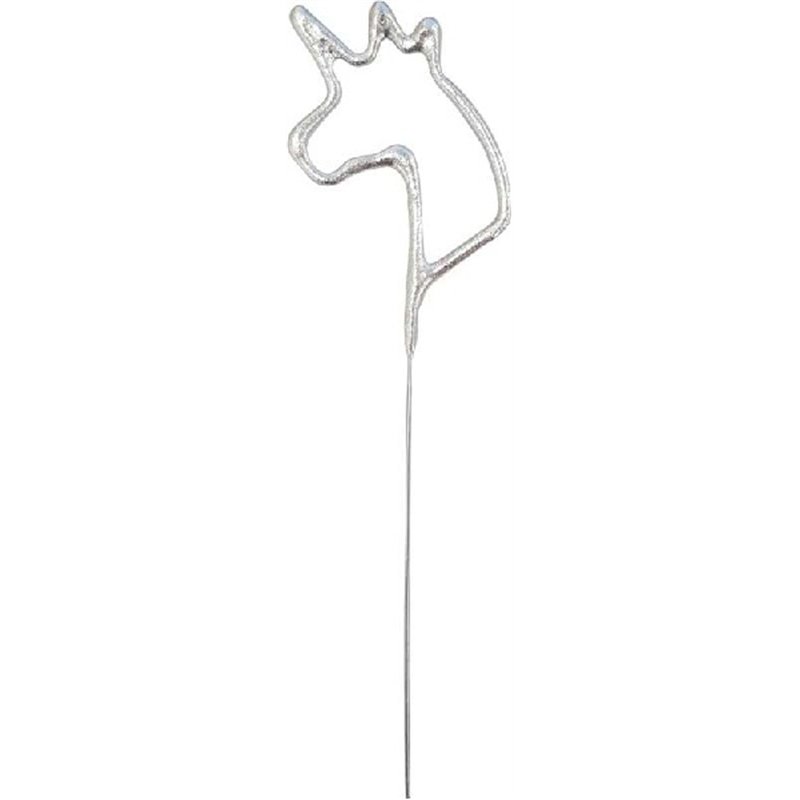 7IN UNICORN SHAPED SPARKLER