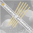 5PK 70CM GIGANTIC SILVER DIPPED SPARKLERS