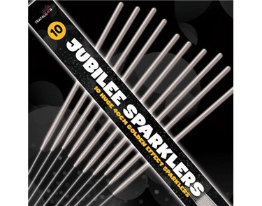 10PK 40cm JUBILEE PARTY SPARKLERS