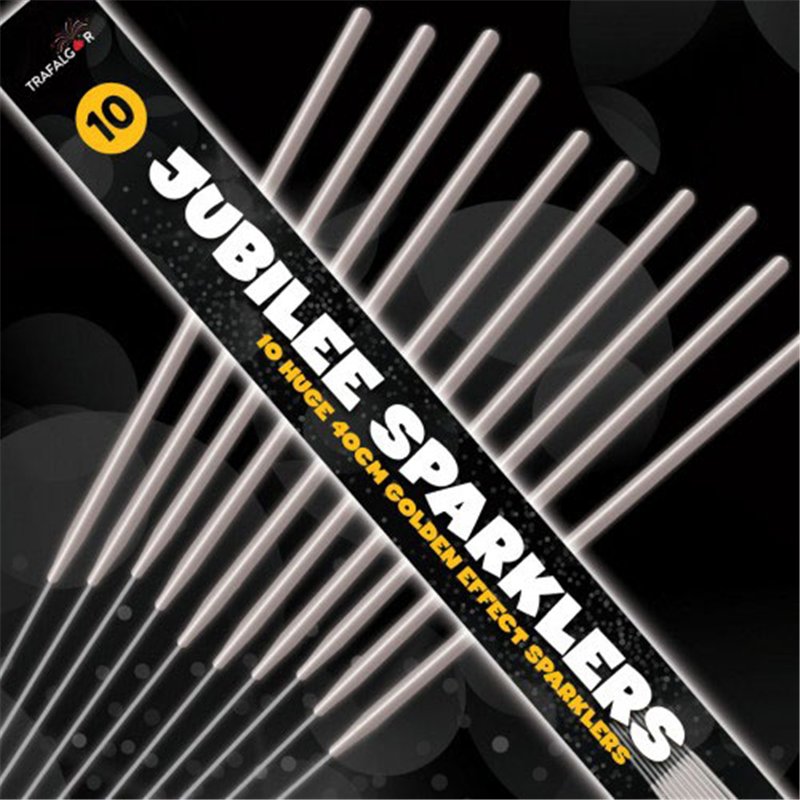 10PK 40cm JUBILEE PARTY SPARKLERS
