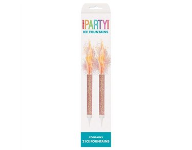 2PK ROSE GOLD PRISMATIC ICE FOUNTAINS