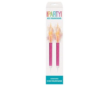 2PK PINK PRISMATIC ICE FOUNTAINS
