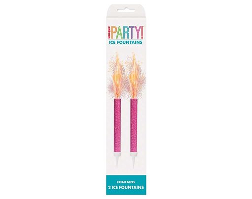 2PK PINK PRISMATIC ICE FOUNTAINS