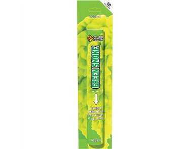 GREEN HAND HELD SMOKE FLARE