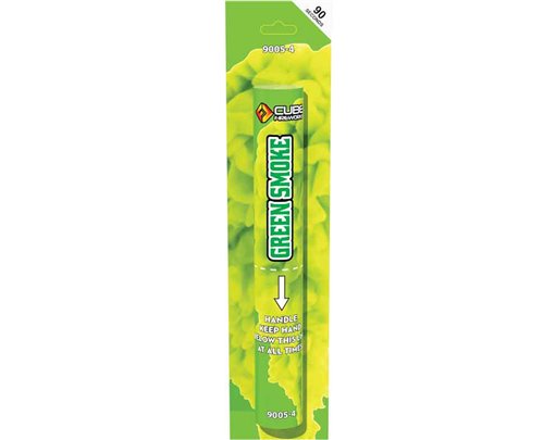 GREEN HAND HELD SMOKE FLARE