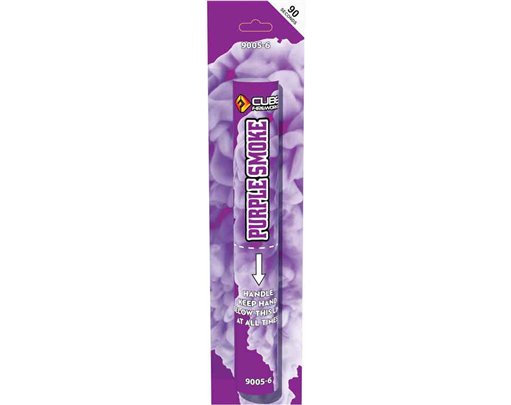 PURPLE HAND HELD SMOKE FLARE