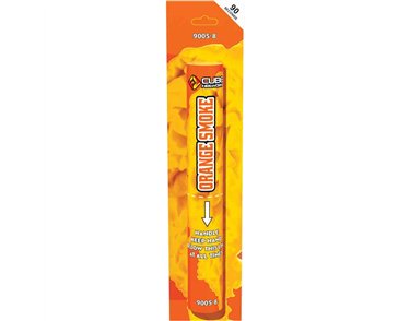ORANGE HAND HELD SMOKE FLARE