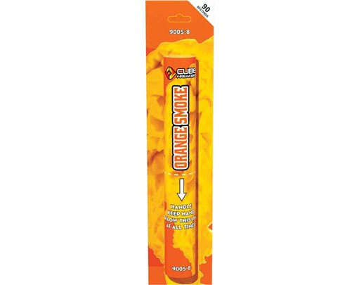 ORANGE HAND HELD SMOKE FLARE