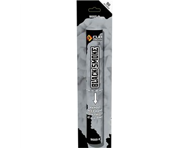 BLACK HAND HELD SMOKE FLARE