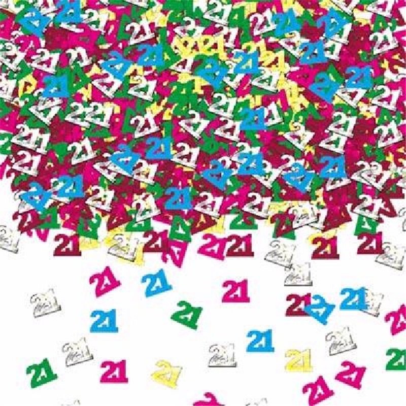 21ST BIRTHDAY MULTI CONFETTI