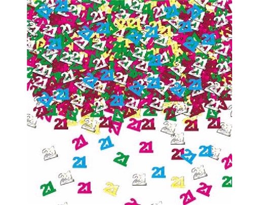 21ST BIRTHDAY MULTI CONFETTI