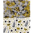 BLACK SILVER & GOLD CHAMPAGNE CONFETTI
