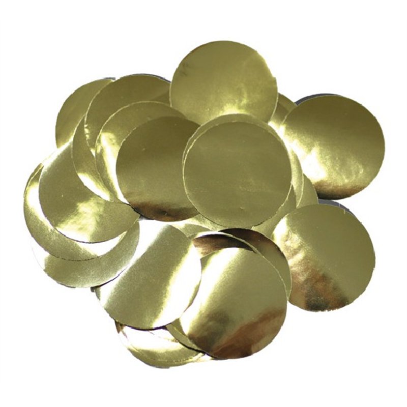14G 10MM METALLIC GOLD CONFETTI