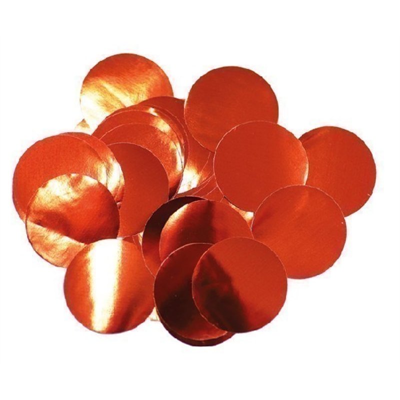 14G 10MM METALLIC RED CONFETTI