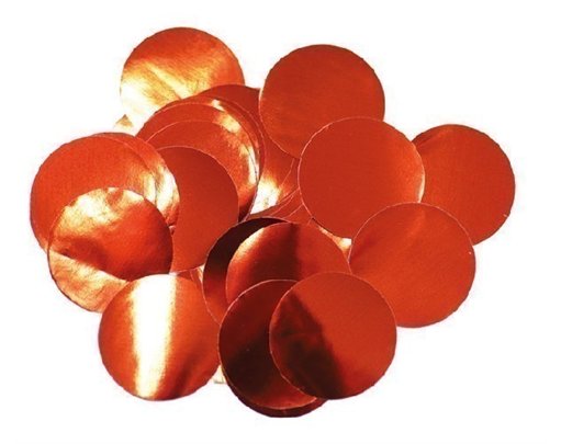 14G 10MM METALLIC RED CONFETTI