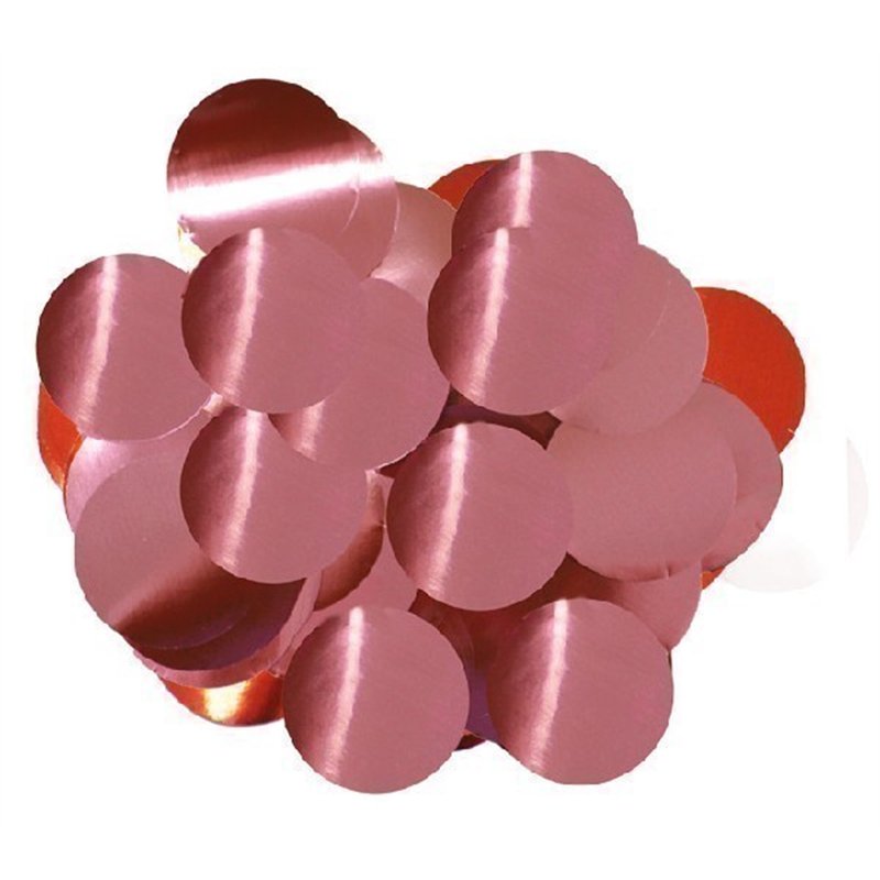 14G 10MM METALLIC LIGHT PINK CONFETTI