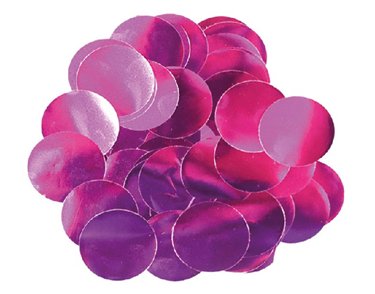 14G 10MM METALLIC FUCHSIA CONFETTI