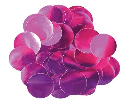 14G 10MM METALLIC FUCHSIA CONFETTI