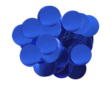 14G 10MM METALLIC BLUE CONFETTI