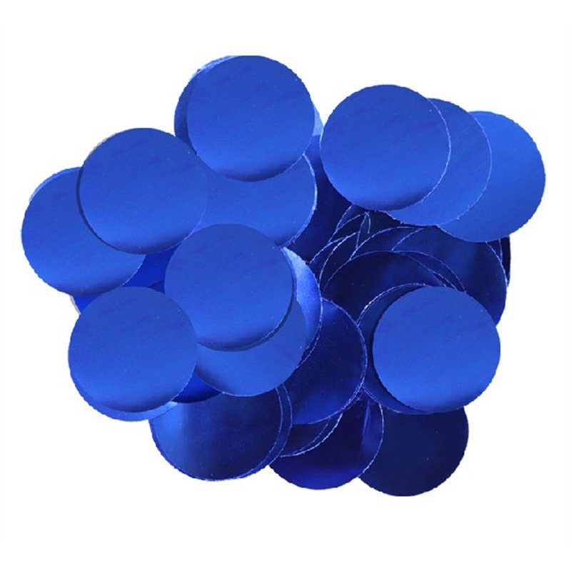 14G 10MM METALLIC BLUE CONFETTI