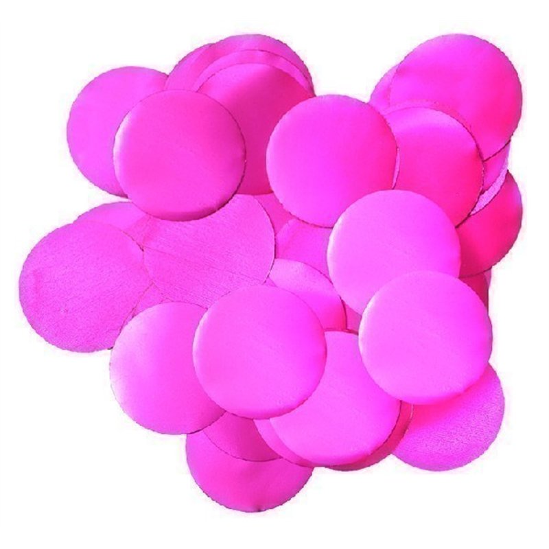 14G 10MM METALLIC PEARL FUCHSIA CONFETTI