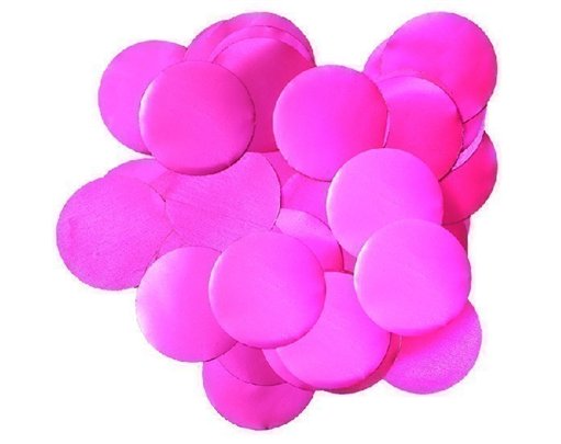 14G 10MM METALLIC PEARL FUCHSIA CONFETTI