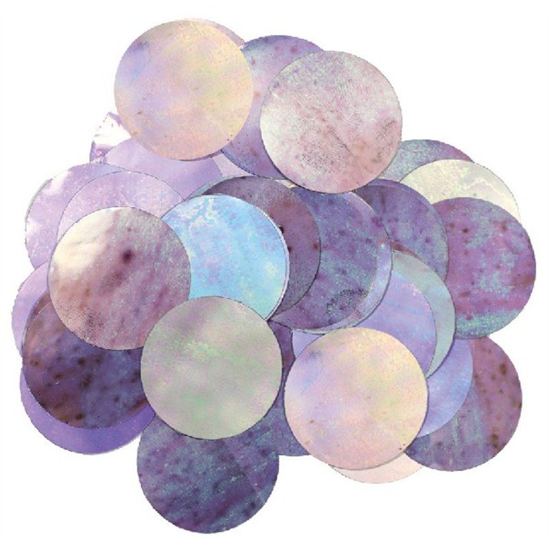 14G 25MM METALLIC IRIDESCENT CONFETTI