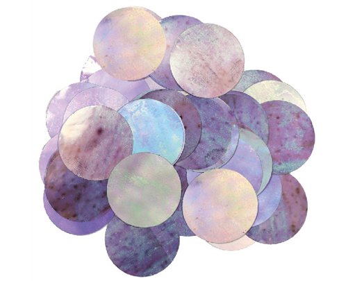 14G 25MM METALLIC IRIDESCENT CONFETTI