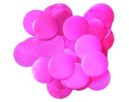 14G 25MM METALLIC PEARL FUCHSIA CONFETTI