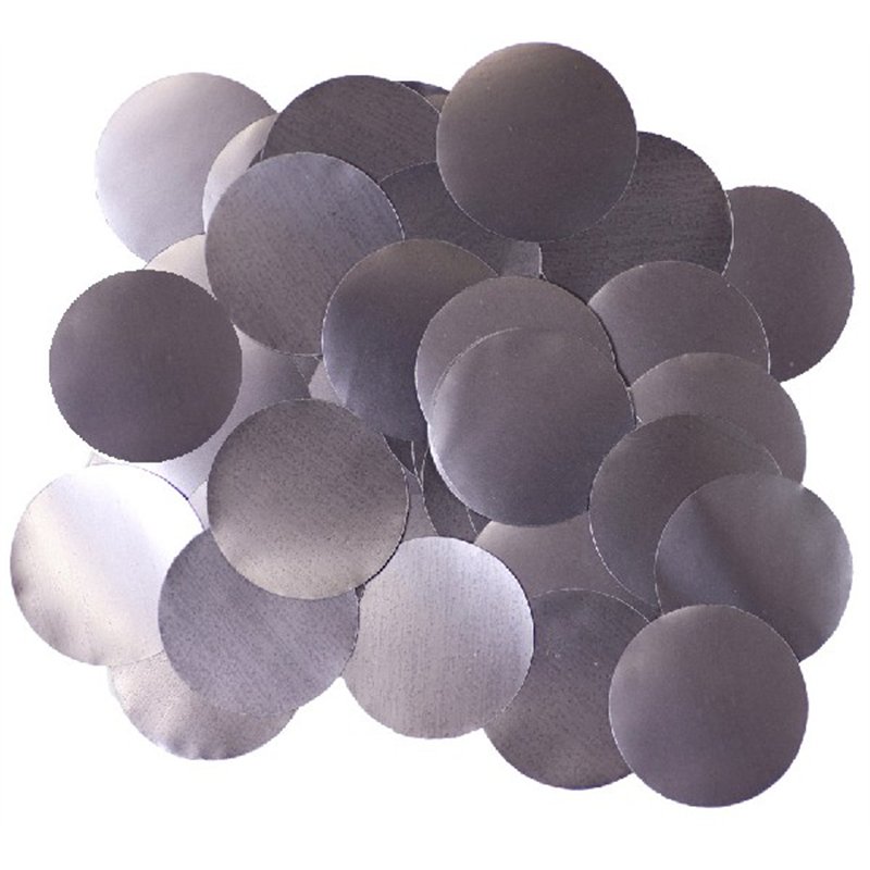 14G 25MM METALLIC PEARL GRAPHITE CONFETTI