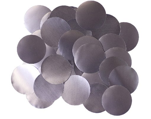 14G 25MM METALLIC PEARL GRAPHITE CONFETTI