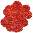 14G 25MM HOLOGRAPHIC RED CONFETTI