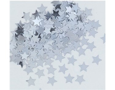 5oz SILVER STAR CONFETTI