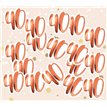 BIG SIZE ROSE GOLD 40TH CONFETTI