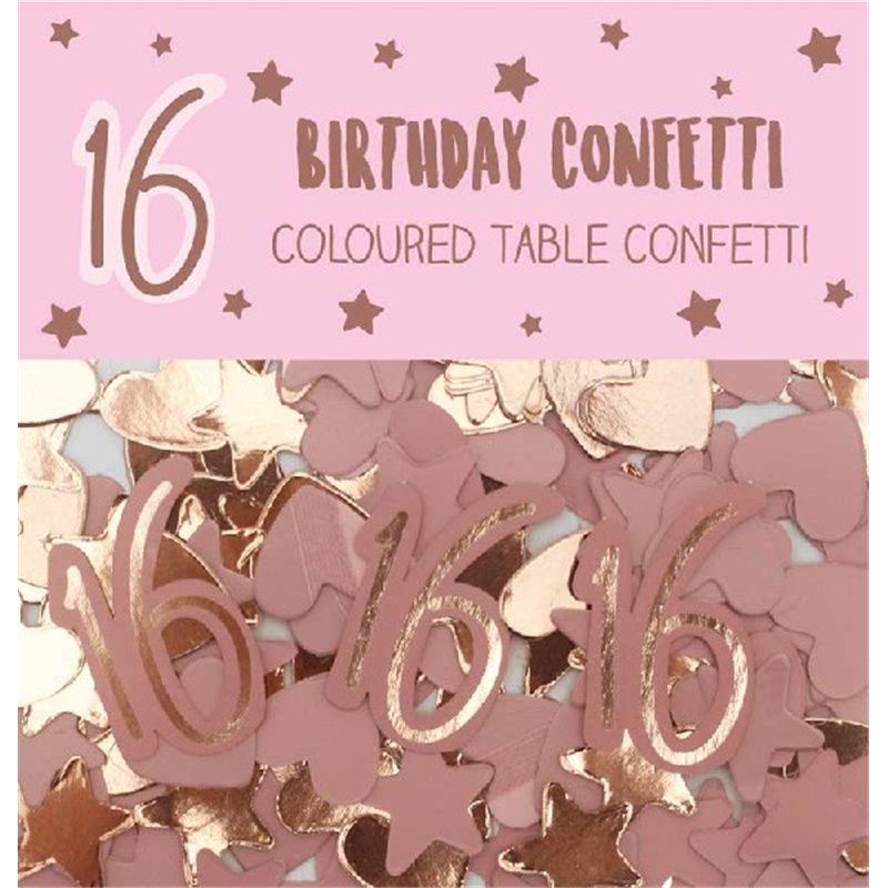 AGE 16 GIRL PAPER & FOIL CONFETTI