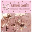 AGE 40 GIRL PAPER & FOIL CONFETTI