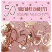AGE 50 GIRL PAPER & FOIL CONFETTI