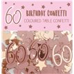 AGE 60 GIRL PAPER & FOIL CONFETTI