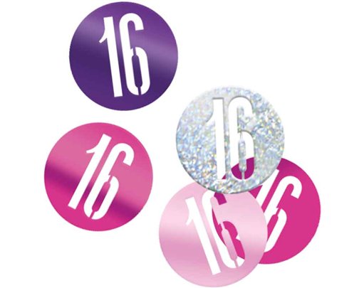 5oz GLITZ PINK 16 CONFETTI