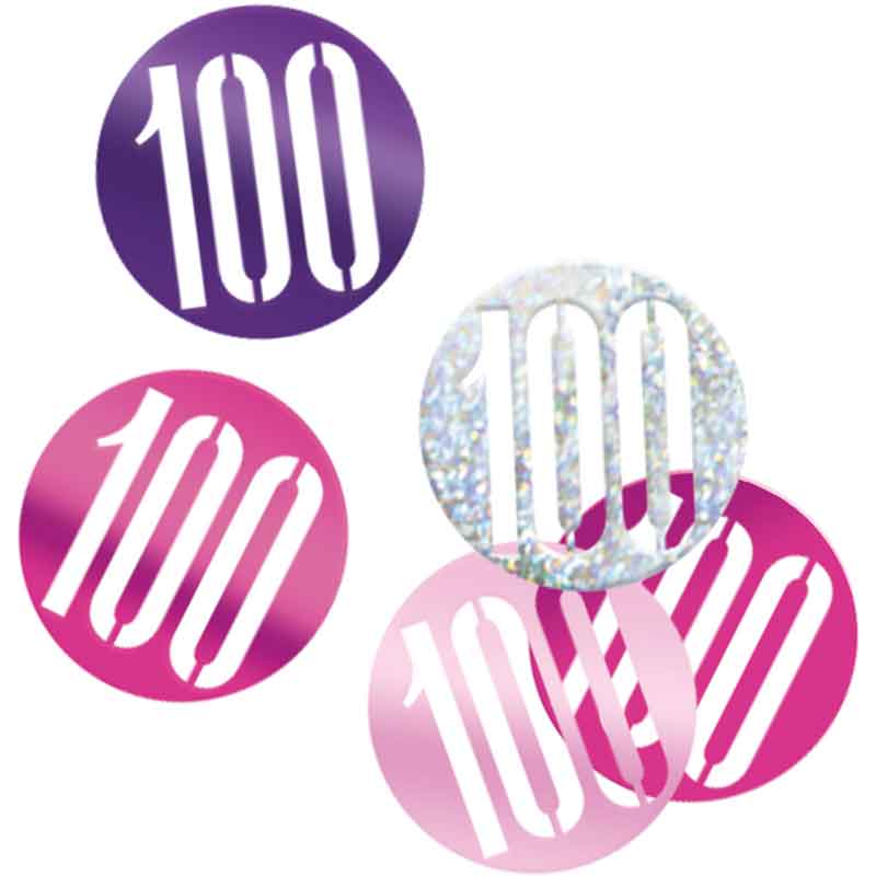 5oz GLITZ PINK 100 CONFETTI