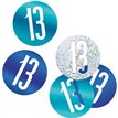 5oz GLITZ BLUE 13 CONFETTI