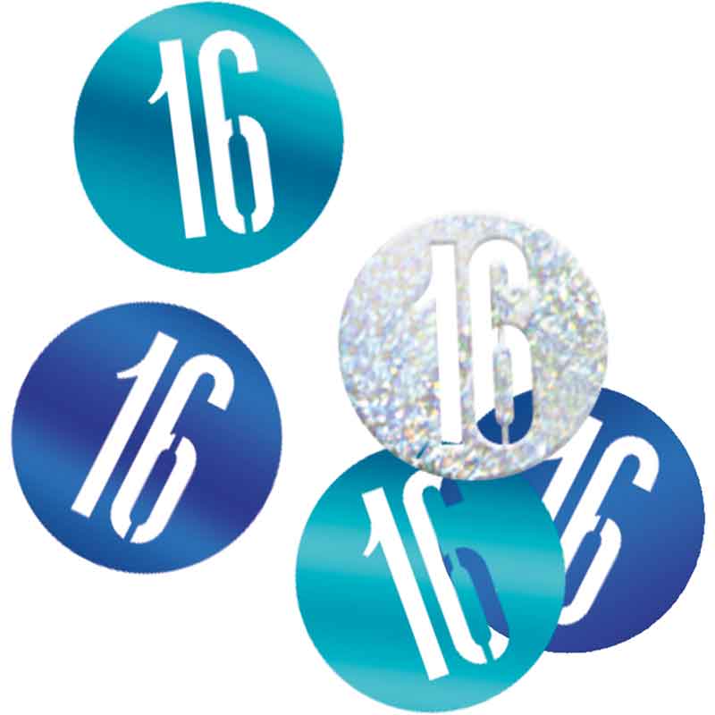5oz GLITZ BLUE 16 CONFETTI